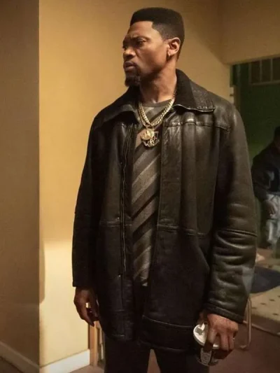 London Brown Power Book III Raising Kanan Leather Jacket