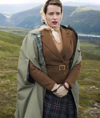 The Crown Claire Foy Brown Jacket