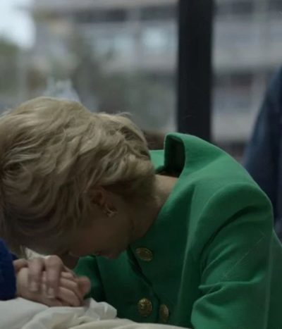 The Crown S05 Princess Diana Green jacket