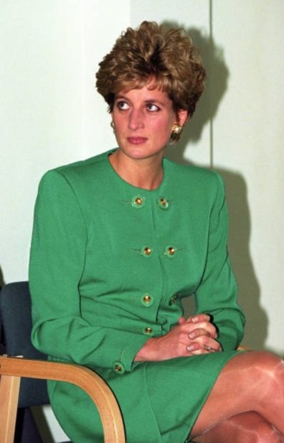 The Crown S05 Princess Diana Green jacket