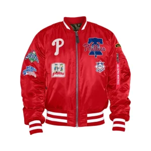 Philadelphia Phillies X Alpha X New Era MA-1 Bomber Jacket