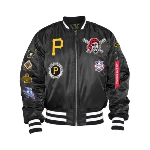 Pittsburgh Pirates X Alpha X New Era MA-1 Bomber Jacket
