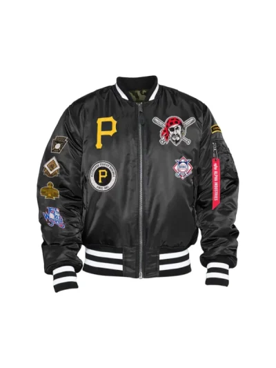 Pittsburgh Pirates X Alpha X New Era MA-1 Bomber Jacket