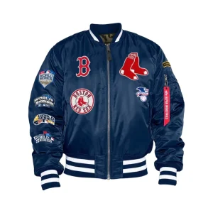 Boston Red Sox X Alpha X New Era MA-1 Bomber Jacket