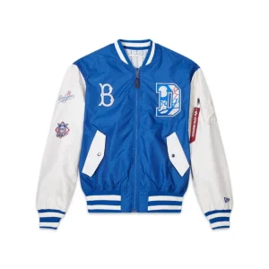 Brooklyn Dodgers X Alpha X New Era L-2B Bomber Jacket