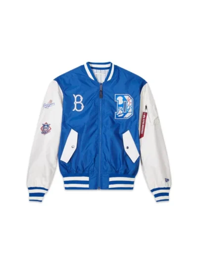 Brooklyn Dodgers X Alpha X New Era L-2B Bomber Jacket