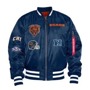 Chicago Bears X Alpha X New Era MA-1 Bomber Jacket