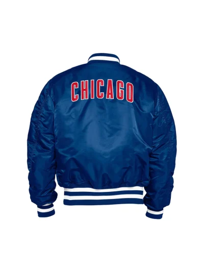 Chicago Cubs X Alpha X New Era MA-1 Bomber Jacket