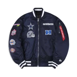 Dallas Cowboys X Alpha X New Era MA-1 Bomber Jacket