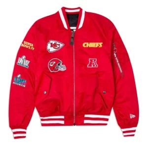 Kansas Chiefs X Alpha X New Era MA-1 Bomber Jacket