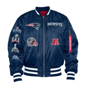 New England Patriots X Alpha X New Era MA-1 Bomber Jacket