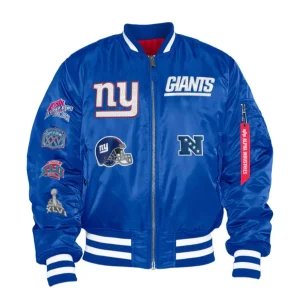 New York Giants X Alpha X New Era MA-1 Bomber Jacket