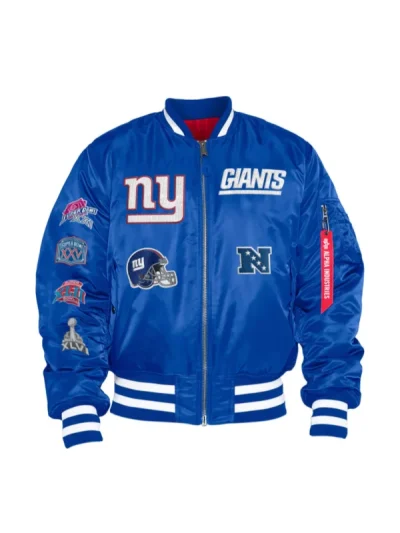 New York Giants X Alpha X New Era MA-1 Bomber Jacket