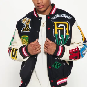 Keep Things Simple Varsity Jacket