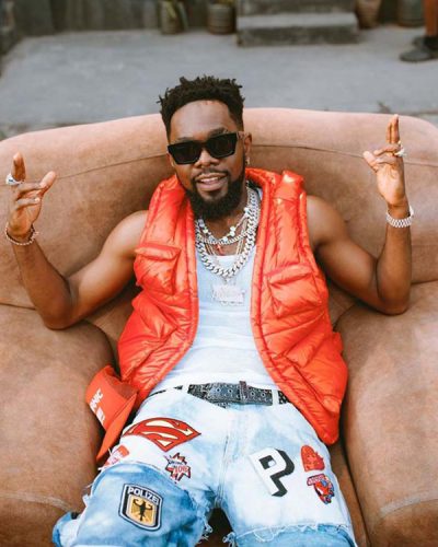 15th Headies 2022 Patoranking Orange Vest