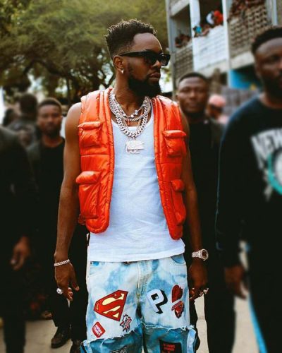 15th Headies 2022 Patoranking Orange Vest