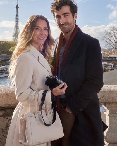 A Paris Proposal 2023 Alexa PenaVega White Coat