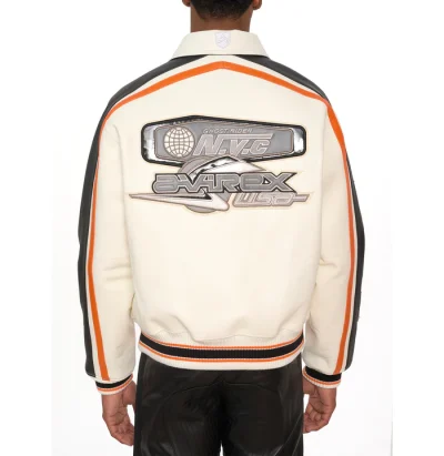 City Racer Leather Varsity Jacket