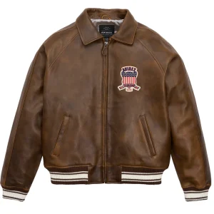 Limited Edition Vintage Leather Brown Icon Jacket