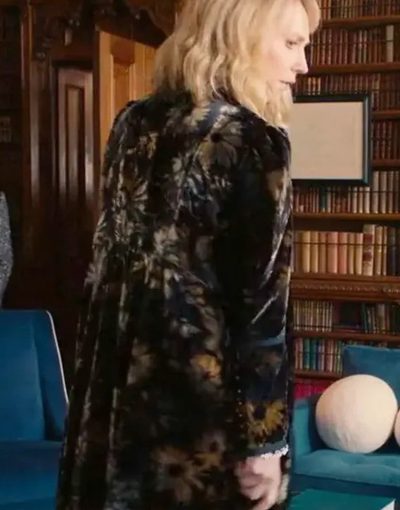 Fool Me Once 2024 Hattie Morahan Floral Coat