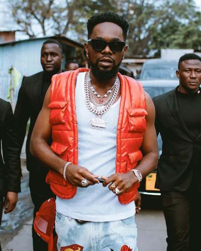 15th Headies 2022 Patoranking Orange Vest