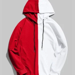 Red and White Hoodie