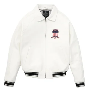 Limited Edition Leather White Icon Jacket