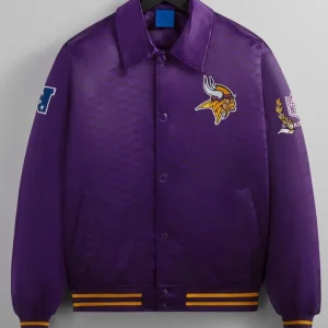 Minnesota Vikings Cover Bomber Jacket