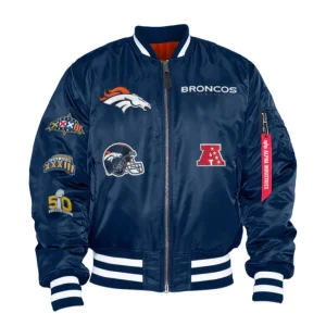 Denver Broncos X Alpha X New Era MA-1 Bomber Jacket