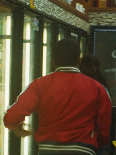 Mr. & Mrs. Smith Donald Glover Red Bomber Jacket