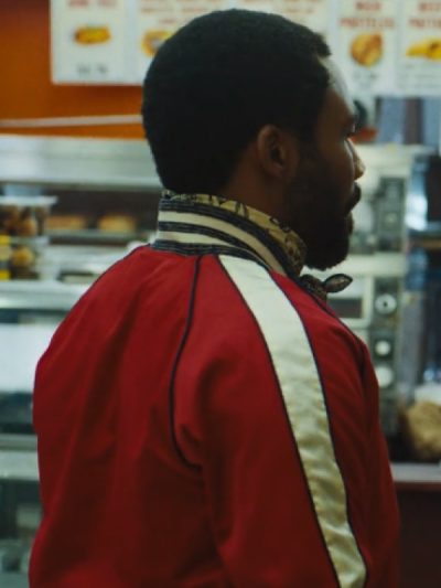 Mr. & Mrs. Smith Donald Glover Red Bomber Jacket