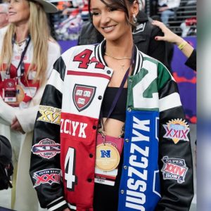 Super Bowl LVIII Kristin Juszczyk 49ers Bomber Jacket