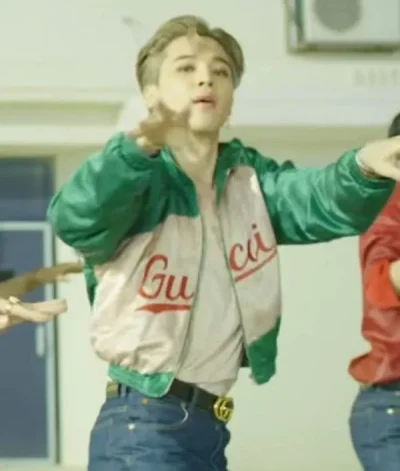 Bts Dynamite Jimins Gucci Bomber Jacket