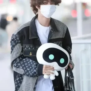 Bts Jin Workwear Lv Denim Jacket