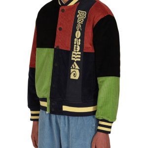 Brain Dead Patchwork Letterman Jacket