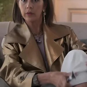 Upgraded 2024 Marisa Tomei Leather Coat