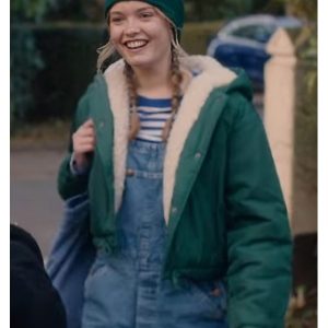 Fool Me Once 2024 Danya Griver Green Hooded Jacket