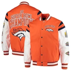 Broncos 3x Super Bowl Champions Jacket