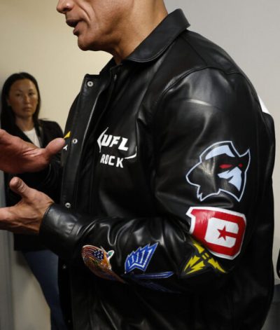 Dwayne Johnson Daytona 500 Leather Jacket