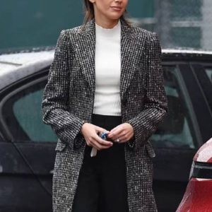 Fool Me Once 2023 Michelle Keegan Grey Trench Coat