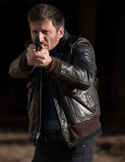 Franck Davenne Candice Renoir Bomber Leather Jacket