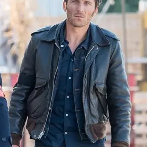 Franck Davenne Candice Renoir Bomber Leather Jacket