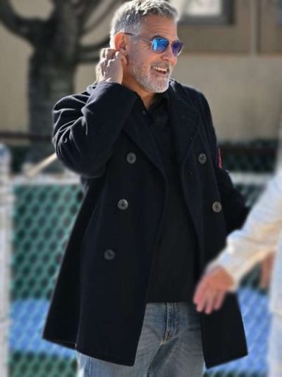 Wolves 2024 George Clooney Trench Coat