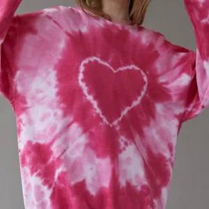 Heart Tie Dye Sweatshirt