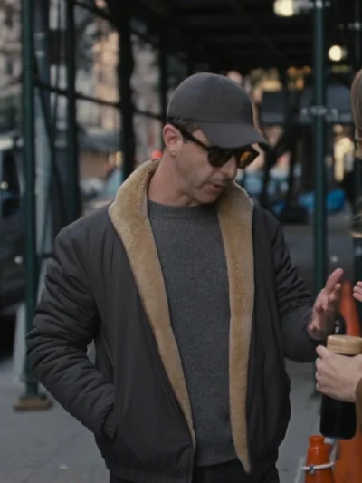 Kendall Roy Succession S04 Shearling Jacket