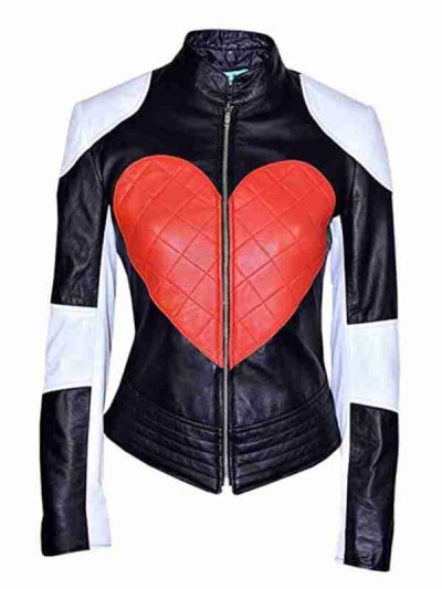 Love Heart Kylie Minogue Leather Jacket