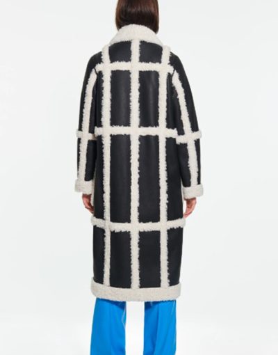 The Girls On The Bus 2024 Natasha Behnam Leather Coat