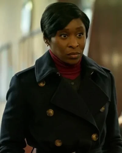 Luther The Fallen Sun 2023 Cynthia Erivo Black Coat