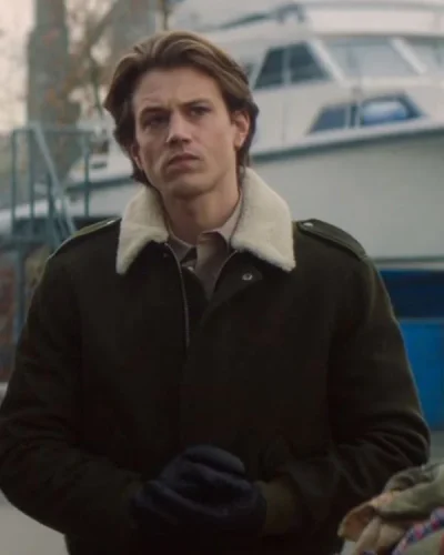 Nancy Drew S04 Alex Saxon Shearling Collar Jacket