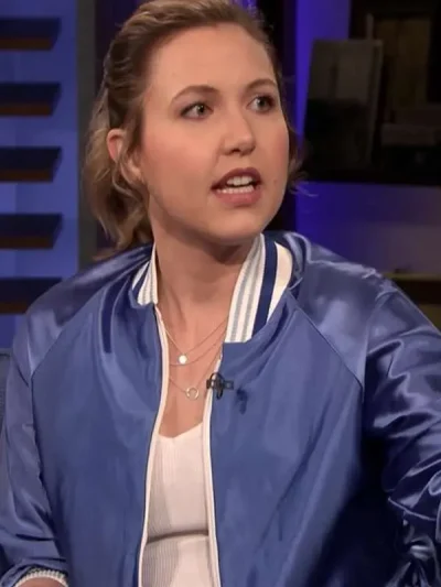 Taylor Tomlinson Conan S09 Blue Bomber Jacket